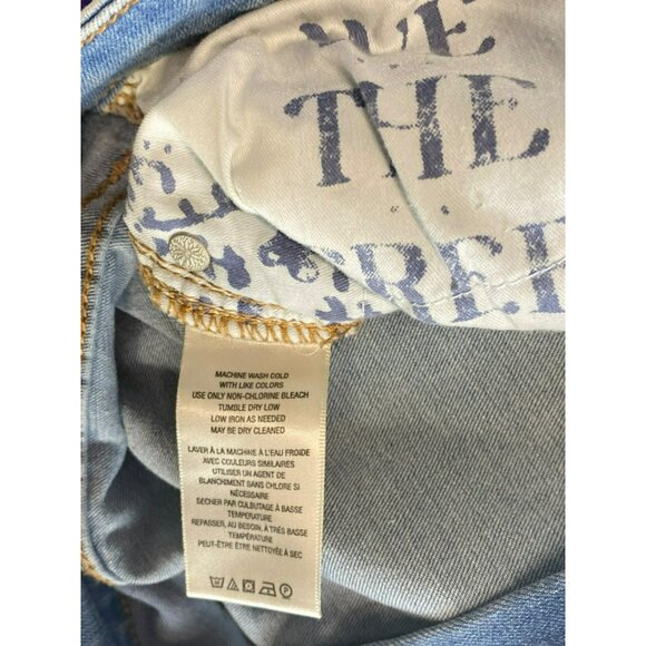 Vintage Free People We The Free Curvy High Rise Super Skinny Jeans Size 31 x 28 - Picture 8 of 10